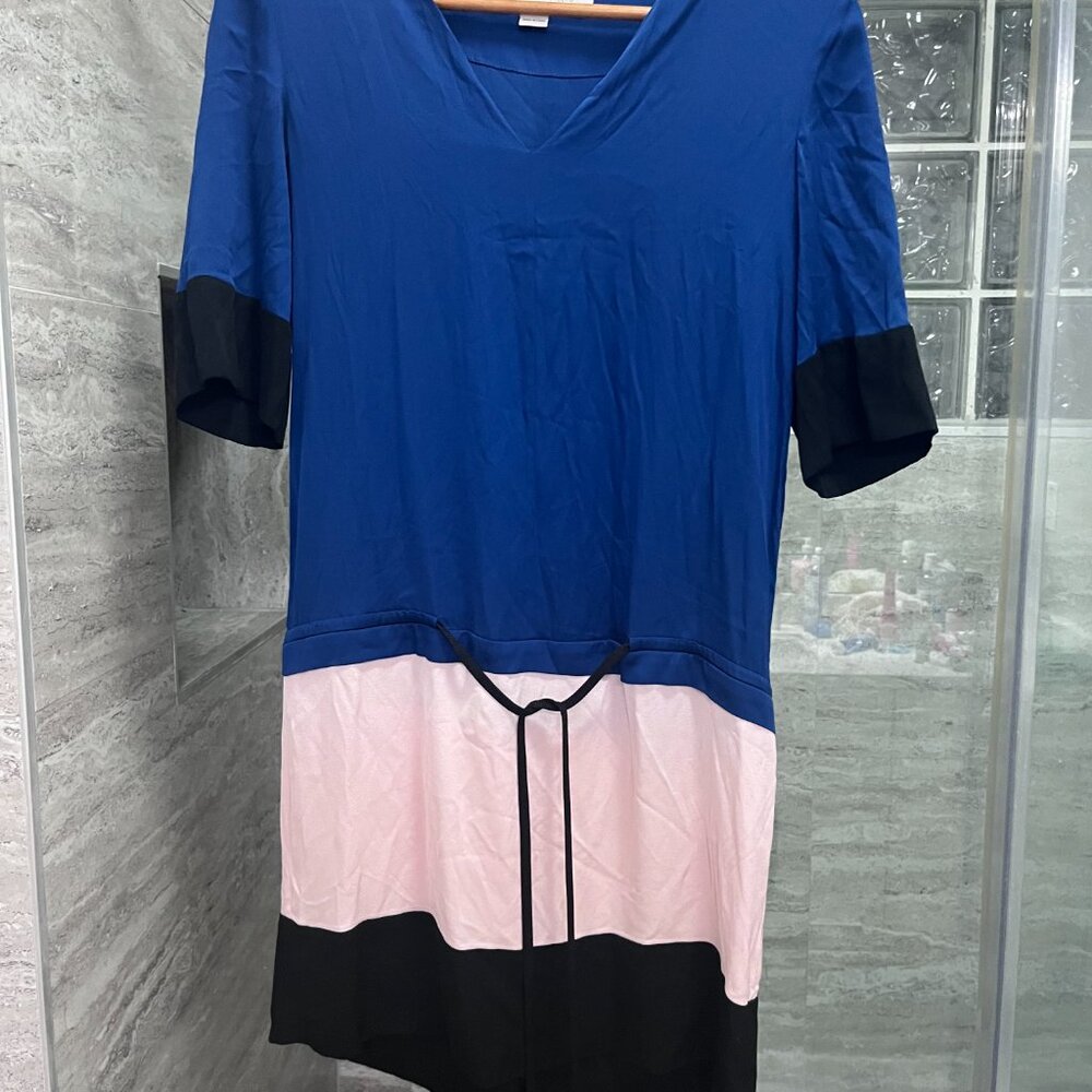 DVF Diane von Furstenberg Silk Dropwaist Dress Size 0